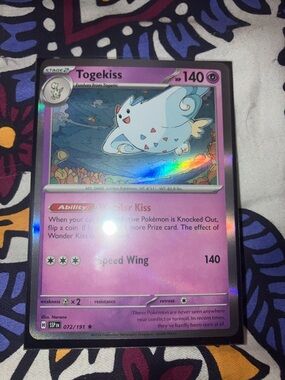 Togekiss #72 Pokémon Holo Card